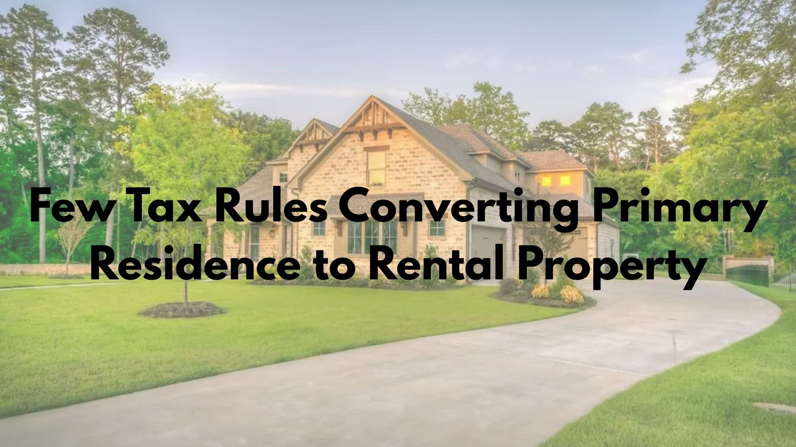 Few Tax Rules Converting