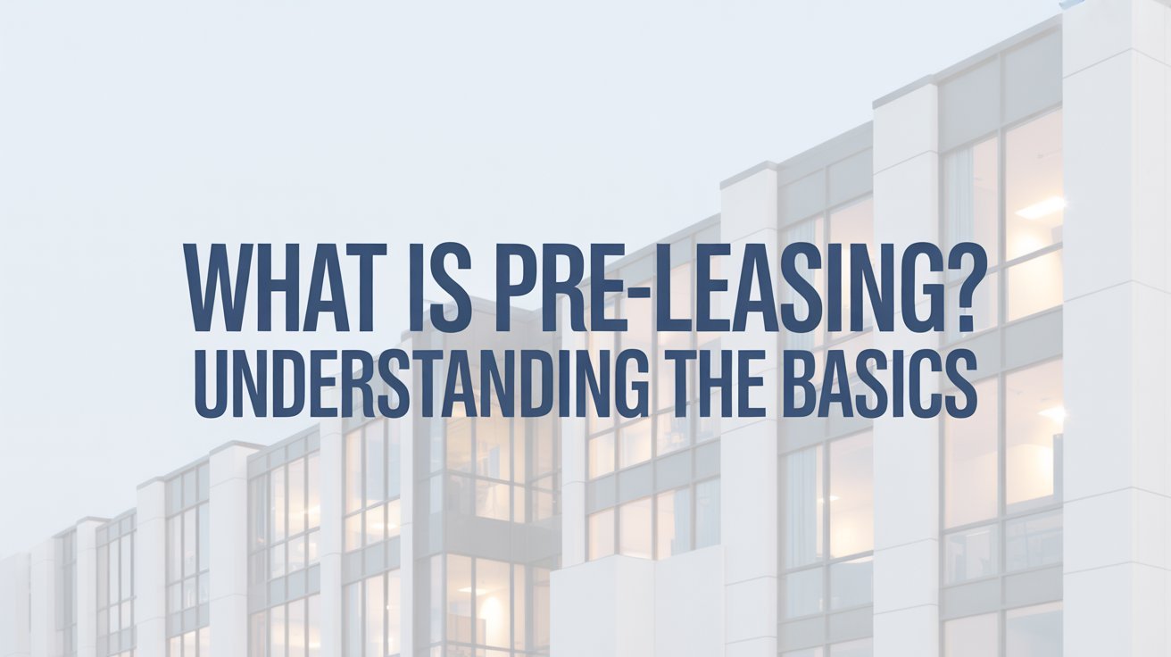 What Is Pre-Leasing